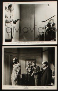 1e926 CHARADE 3 8x10 stills '63 great images of George Kennedy, Cary Grant, James Coburn!