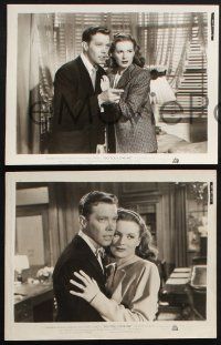 1e929 DO YOU LOVE ME 3 8x10 stills '46 great images of gorgeous Maureen O'Hara, Dick Haymes!