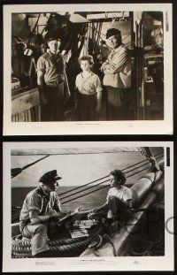 1e834 DOWN TO THE SEA IN SHIPS 5 8x10 stills '49 Richard Widmark, Lionel Barrymore & Stockwell!