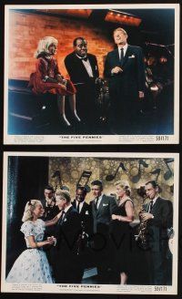 1e234 FIVE PENNIES 4 color 8x10 stills '59 Kaye, Bel Geddes, young Tuesday Weld, Louis Armstrong!