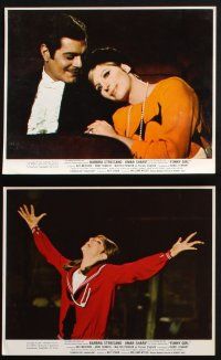 1e078 FUNNY GIRL 8 color 8x10 stills '69 Barbra Streisand & Omar Sharif, William Wyler!