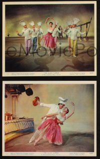 1e251 GLASS SLIPPER 3 color 8x10 stills '55 pretty dancer Leslie Caron, Michael Wilding!