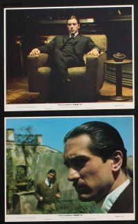 1e011 GODFATHER PART II 12 8x10 mini LCs '74 Robert De Niro, Pacino, Francis Ford Coppola classic!
