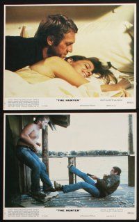 1e208 HUNTER 6 8x10 mini LCs '80 bounty hunter Steve McQueen, Eli Wallach, Kathryn Harrold!