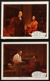 1e091 MAN IN THE GRAY FLANNEL SUIT 8 color 8x10 stills '56 Gregory Peck, Jennifer Jones, March!