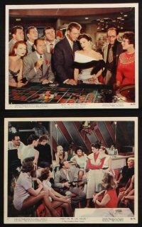 1e093 MEET ME IN LAS VEGAS 8 color 8x10 stills '56 sexy Cyd Charisse, Dan Dailey, roulette scene!