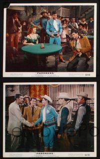 1e223 PARDNERS 5 color 8x10 stills '56 images of cowboys Jerry Lewis & Dean Martin!