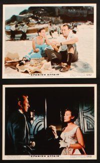 1e013 SPANISH AFFAIR 12 color 8x10 stills '57 Richard Kiley, Carmen Sevilla, Don Siegel!