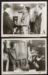 1e732 SPIN A DARK WEB 8 8x10 stills '56 Lee Patterson, Faith Domergue, film noir!