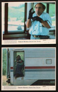 1e139 THROW MOMMA FROM THE TRAIN 8 8x10 mini LCs '87 Danny DeVito, Billy Crystal, Anne Ramsey!