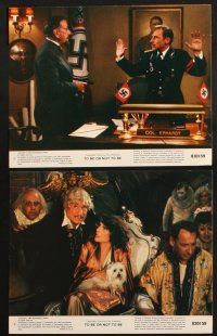 1e143 TO BE OR NOT TO BE 8 color 8x10 stills '83 wacky images of Mel Brooks, Anne Bancroft!