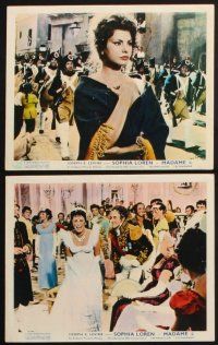 1e209 MADAME SANS GENE 6 color English FOH LCs '62 sexy Sophia Loren and Robert Hossein!