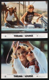 1e122 THELMA & LOUISE 8 color English FOH LCs '91 Susan Sarandon, Geena Davis, Pitt, Ridley Scott!