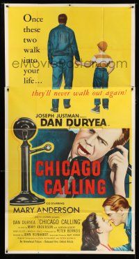 1f636 CHICAGO CALLING 3sh '51 $53 means life or death for Dan Duryea!