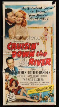 1f651 CRUISIN' DOWN THE RIVER 3sh '53 Audrey Totter and her be-bop showboat show of shows!