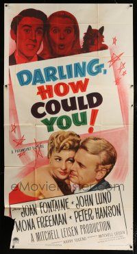 1f657 DARLING, HOW COULD YOU! 3sh '51 Joan Fontaine, John Lund, from James M. Barrie play!