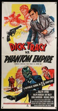 1f667 DICK TRACY VS. CRIME INC. 3sh R52 detective Ralph Byrd vs the Phantom Empire, cool art!