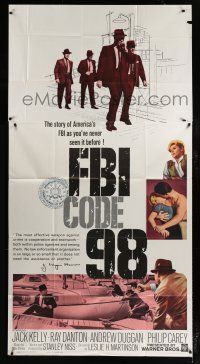 1f688 FBI CODE 98 3sh '63 Jack Kelly, Ray Danton, G-men story you've never seen before!