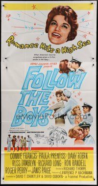 1f697 FOLLOW THE BOYS 3sh '63 Connie Francis sings and the whole Navy fleet swings!