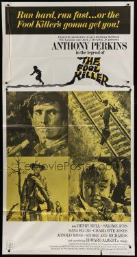 1f698 FOOL KILLER 3sh '65 art of Anthony Perkins by Terpning, run fast or he's gonna get you!