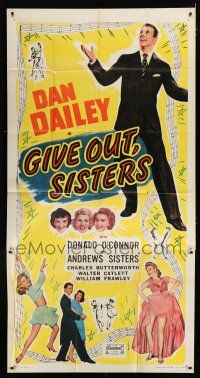 1f722 GIVE OUT SISTERS 3sh R49 full-length Dan Dailey, Donald O'Connor, The Andrews Sisters