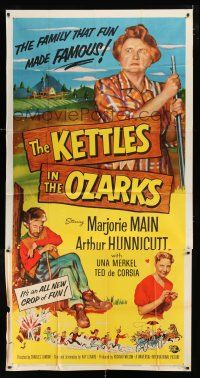 1f767 KETTLES IN THE OZARKS 3sh '56 Marjorie Main as Ma brews up a roaring riot in the hills!