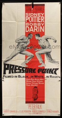1f844 PRESSURE POINT 3sh '62 Sidney Poitier squares off against Bobby Darin, cool art!