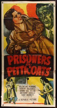 1f846 PRISONERS IN PETTICOATS 3sh '50 Valentine Perkins, different artwork of women in prison!