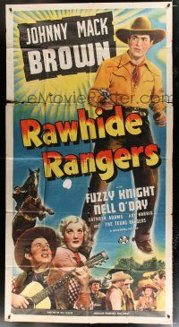 1f853 RAWHIDE RANGERS 3sh '41 Texas Rangers, Johnny Mack Brown, Fuzzy Knight, Nell O'Day!