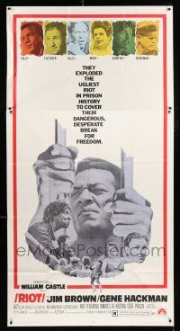 1f865 RIOT 3sh '69 Jim Brown & Gene Hackman escape from jail, ugliest prison riot in history!