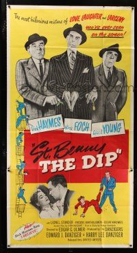 1f910 ST BENNY THE DIP 3sh '51 a mixture of love, laughter & larceny, directed by Edgar Ulmer!