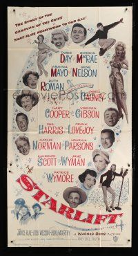 1f913 STARLIFT 3sh '51 Gary Cooper, James Cagney, Doris Day, Virginia Mayo & all-star cast!