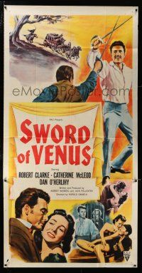 1f921 SWORD OF VENUS 3sh '53 Robert Clarke as the Son of Monte Cristo, getting revenge!