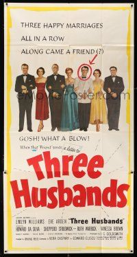 1f943 THREE HUSBANDS 3sh '50 a friend came along and ruined three happy marriages!