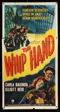 1f987 WHIP HAND 3sh '51 foreign scientist Cold War germ warfare & spies from 56 years ago!