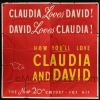 1f137 CLAUDIA & DAVID style B 6sh '48 Claudia loves David & he loves her, you'll love them both!