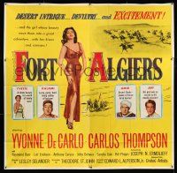 1f162 FORT ALGIERS 6sh '53 sexy Yvonne de Carlo in Africa, young blood runs hot!