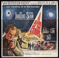 1f181 I AIM AT THE STARS 6sh '60 Curt Jurgens as Wernher Von Braun, our destiny is in his hands!