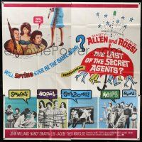 1f187 LAST OF THE SECRET AGENTS 6sh '66 Allen & Rossi, will spying ever be the same again!