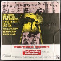 1f189 LAUGHING POLICEMAN int'l 6sh '73 Walter Matthau, one of the most bizarre murder cases!