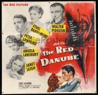 1f222 RED DANUBE 6sh '49 Janet Leigh, Angela Lansbury, Ethel Barrymore, Walter Pidgeon, Lawford