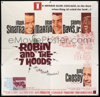 1f228 ROBIN & THE 7 HOODS 6sh '64 Frank Sinatra, Dean Martin, Sammy Davis Jr, Rat Pack in Chicago!
