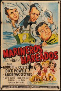 1f351 IN THE NAVY Argentinean '41 art of sailors Bud Abbott & Lou Costello & the Andrews Sisters!