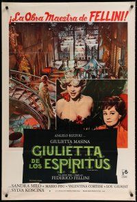 1f354 JULIET OF THE SPIRITS Argentinean '65 Federico Fellini, Giulietta Masina, Sandra Milo