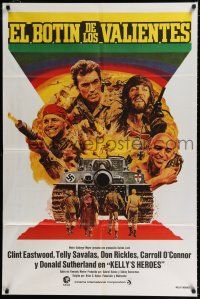 1f357 KELLY'S HEROES Argentinean R70s Clint Eastwood, Telly Savalas, Rickles, Sutherland, WWII!