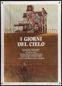 1f456 DAYS OF HEAVEN Italian 1p '79 Richard Gere, Brooke Adams, directed by Terrence Malick!
