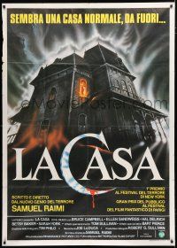 1f463 EVIL DEAD Italian 1p '84 Sam Raimi cult classic, completely different haunted house art!