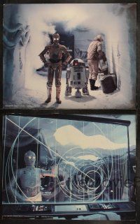1g747 EMPIRE STRIKES BACK 4 color 11x14 stills '80 George Lucas classic, great full-bleed images!