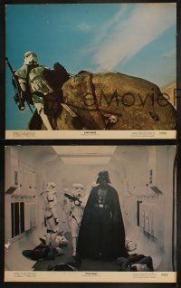 1g896 STAR WARS 3 color 11x14 stills '77 George Lucas classic, Darth Vader, Han Solo, Stormtroopers