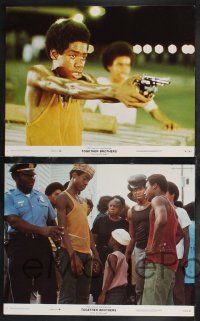 1g461 TOGETHER BROTHERS 8 color 11x14 stills '74 Ahmad Nurradin, shot down in the ghetto!